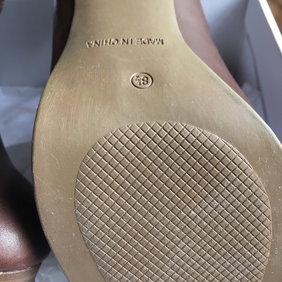 Style & Co. SARAAH sz 8.5 NWT Vegan Leather heels - Picture 5 of 6